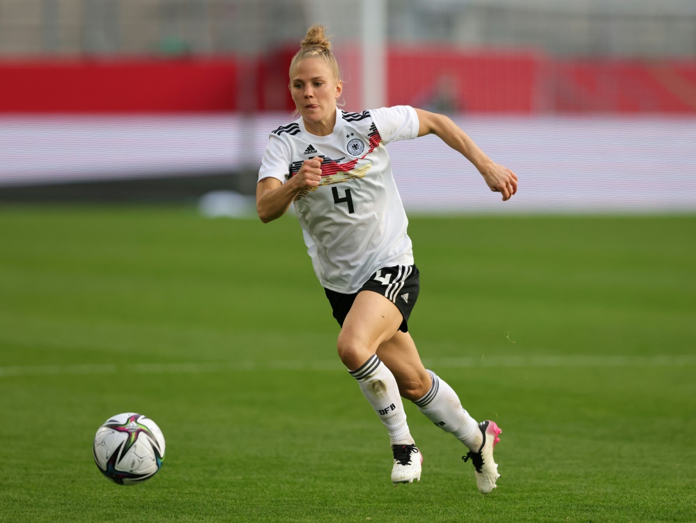 Leonie Maier beendet ihre Karriere als Nationalspielerin (Foto: FIRO/FIRO/SID)