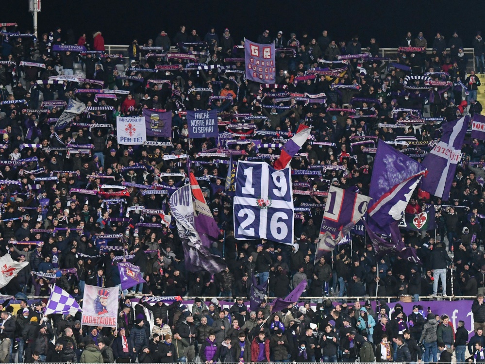 Italien: Fiorentina-Fans starten Spendenaktion (Foto: DPPI/DPPI/SID)