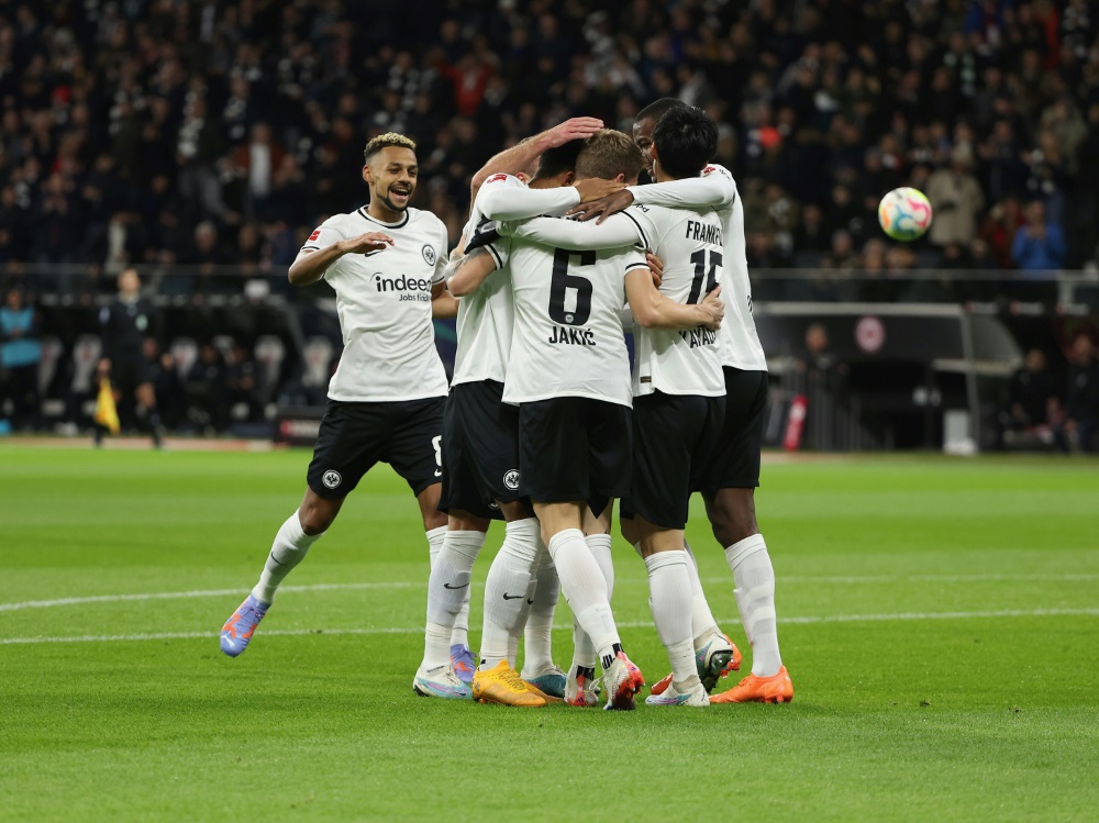 Eintracht Frankfurt gewinnt 2:0 gegen Werder Bremen (Foto: FIRO/FIRO/FIRO)