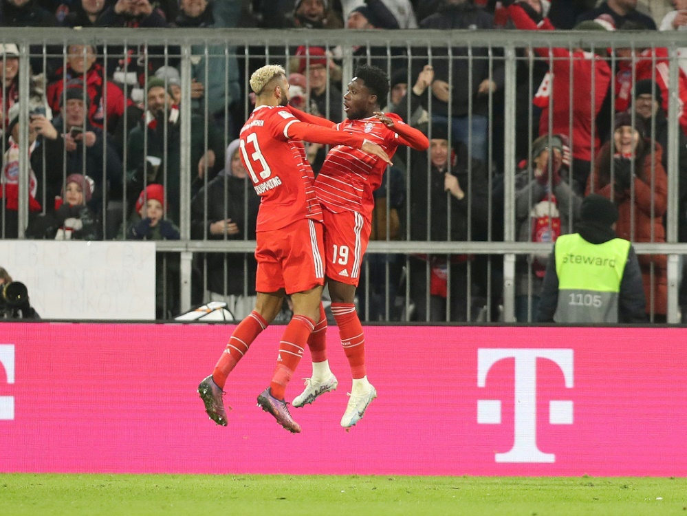 Die Bayern lassen Union beim 3:0 keine Chance (Foto: FIRO/FIRO/SID)