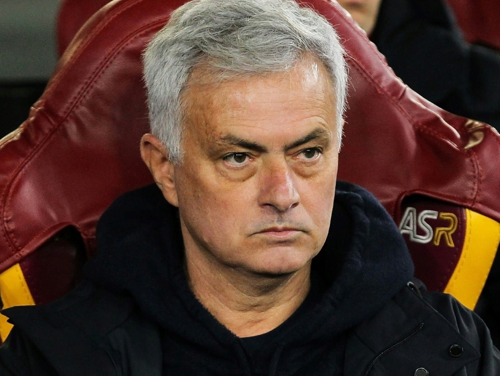 Star-Trainer Jose Mourinho für zwei Spiele gesperrt (Foto: FIRO/FIRO/SID)