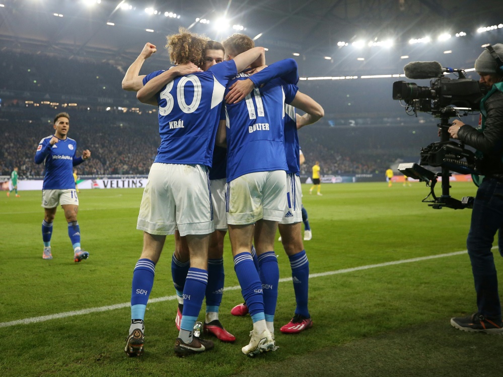 Schalke entreißt Dortmund den Derbysieg (Foto: FIRO/FIRO/SID/.)