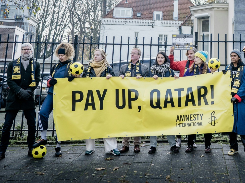 Menschenrechtsorganisationen fordern Entschädigungen (Foto: AFP/SID/BART MAAT)