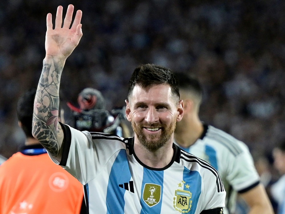 800. Tor zur Weltmeister-Party: Lionel Messi (Foto: AFP/AFP/JUAN MABROMATA)