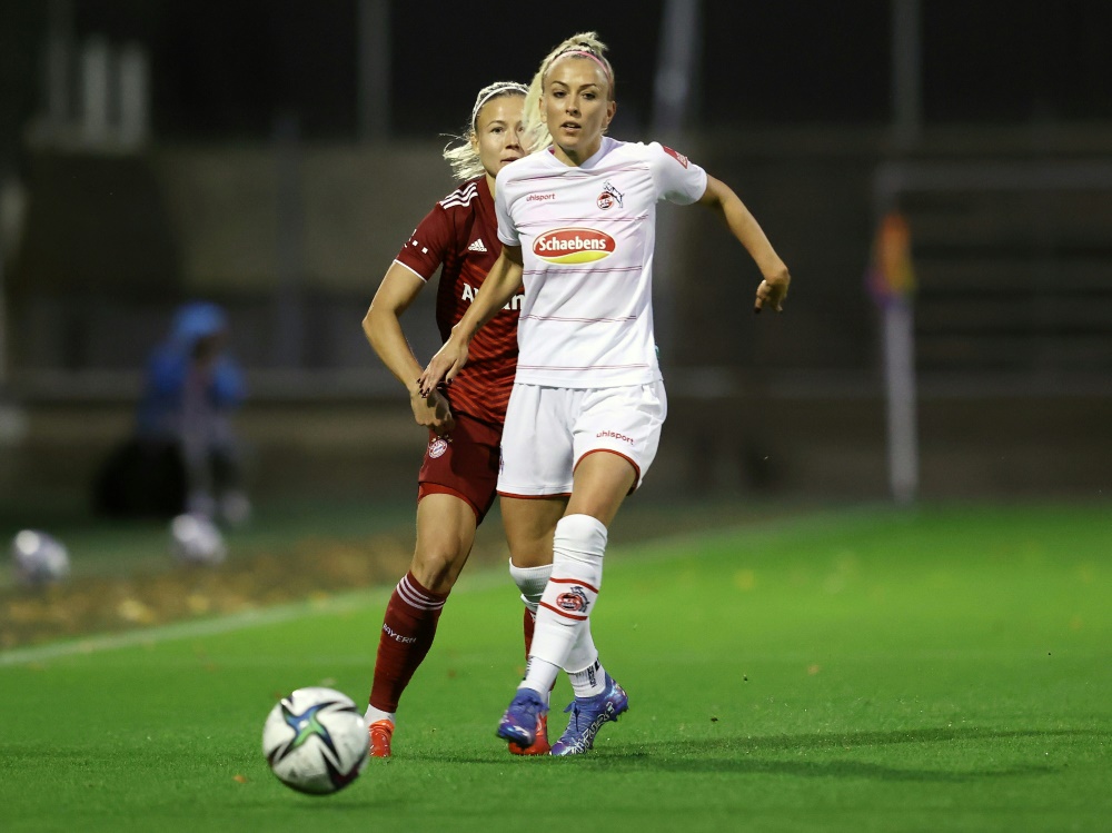 Bundesliga: Islacker schießt die FC-Frauen zum Sieg (Foto: FIRO/FIRO/SID)
