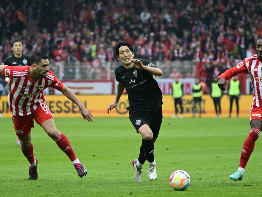 Union gewinnt gegen Stuttgart souverän mit 3:0 (Foto: AFP/SID/JOHN MACDOUGALL)