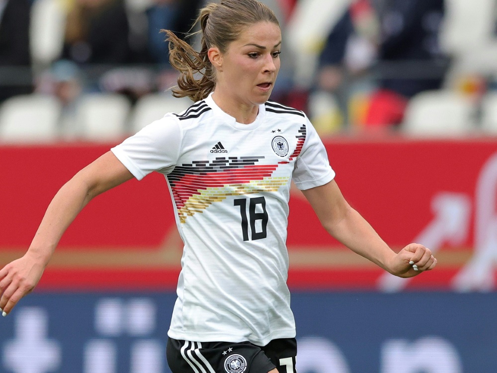 Länderspiel: Melanie Leupolz fehlt der DFB-Auswahl (Foto: FIRO/FIRO/SID)