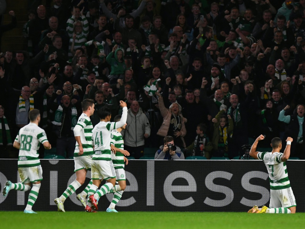 Celtic Glasgow stellt sensationelle Rekordmarke auf (Foto: AFP/SID/ANDY BUCHANAN)