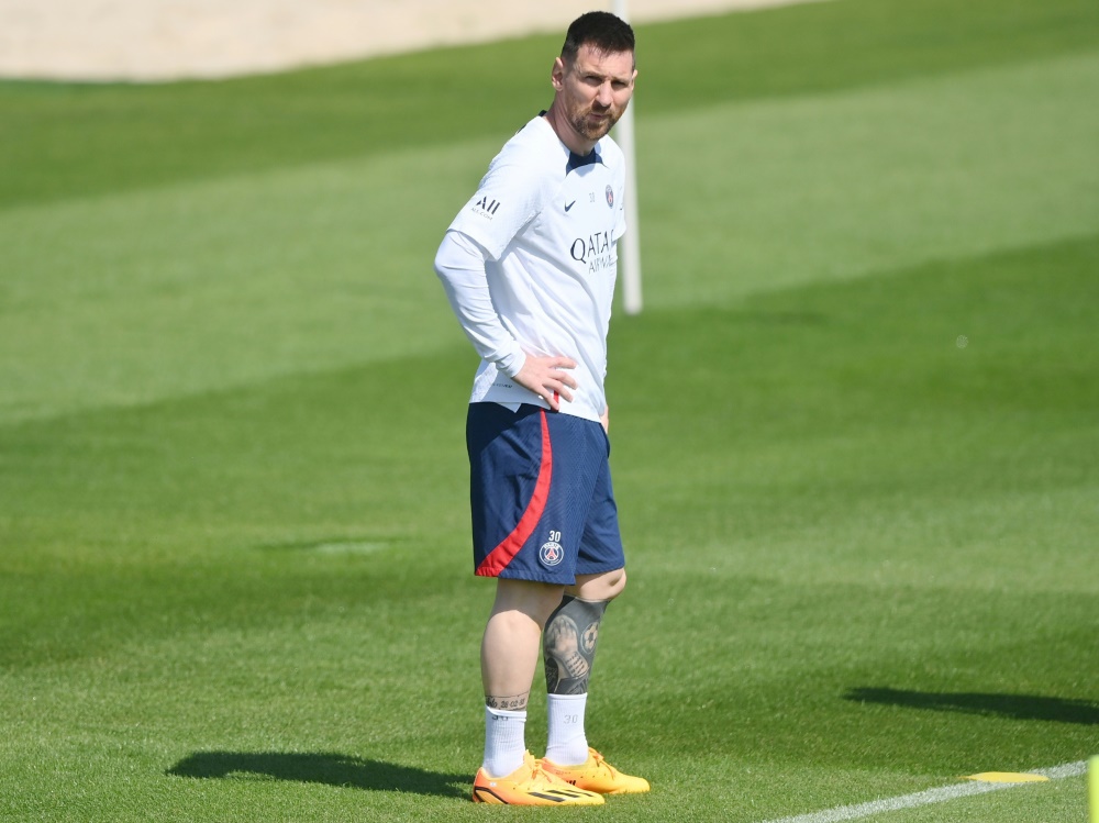 Lionel Messi verlässt Paris - auch Miami will ihn haben (Foto: AFP/SID/FRANCK FIFE)
