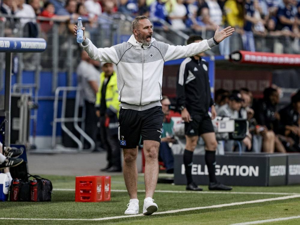 Tim Walter bleibt HSV-Trainer (Foto: AFP/SID/Axel Heimken)