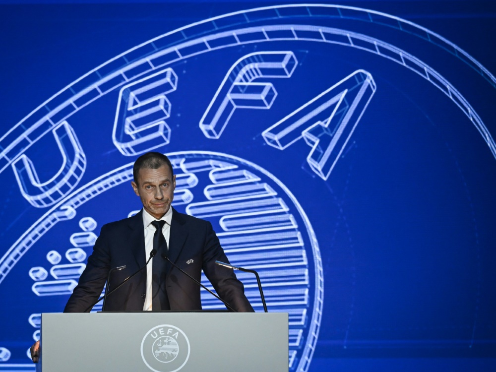 UEFA-Präsident Aleksander Ceferin (Foto: AFP/SID/PATRICIA DE MELO MOREIRA)