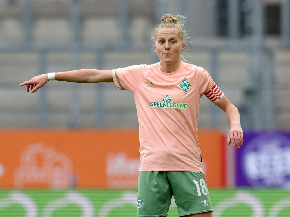 Lina Hausicke spielt seit 2017 bei Werder (Foto: FIRO/FIRO/SID)