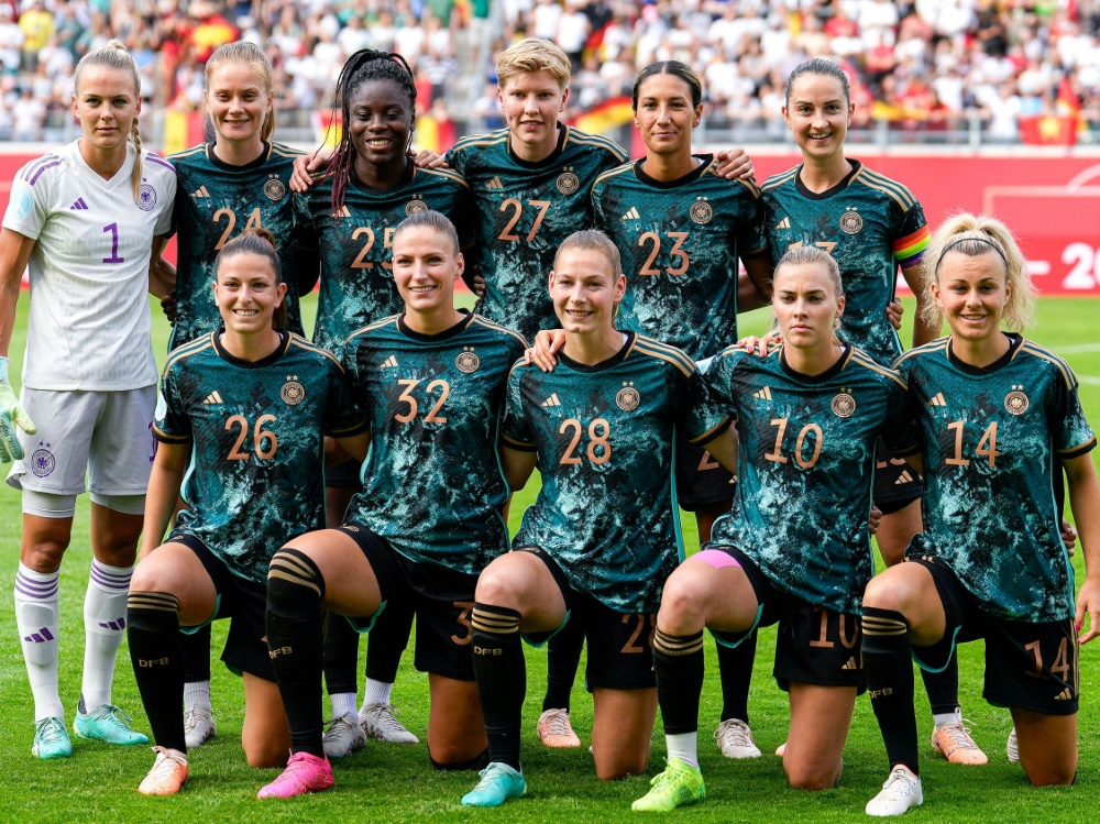 Frauennationalmannschaft: Weltspitze auf Social Media (Foto: IMAGO/Oliver Zimmermann/IMAGO/Oliver Zimmermann/SID/IMAGO/Oliver Zimmermann)