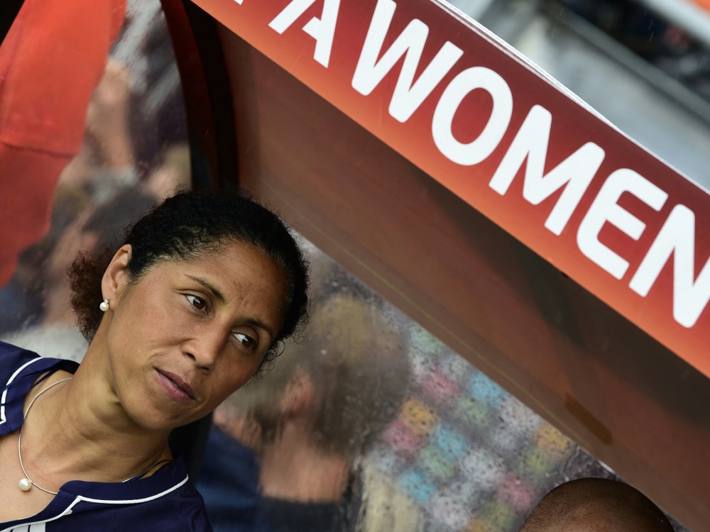 Traut der Nationalmannschaft den Titel zu: Steffi Jones (Foto: AFP/SID/TOBIAS SCHWARZ)