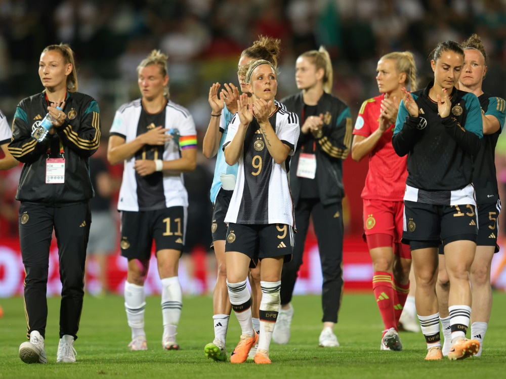 DFB-Frauen starten am Montag in die WM (Foto: FIRO/FIRO/SID)