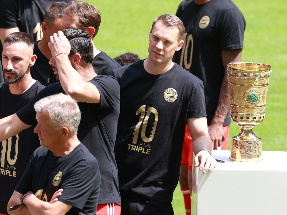 Hofft auf einen baldige Rückkehr: Manuel Neuer (Foto: FIRO/FIRO/SID)