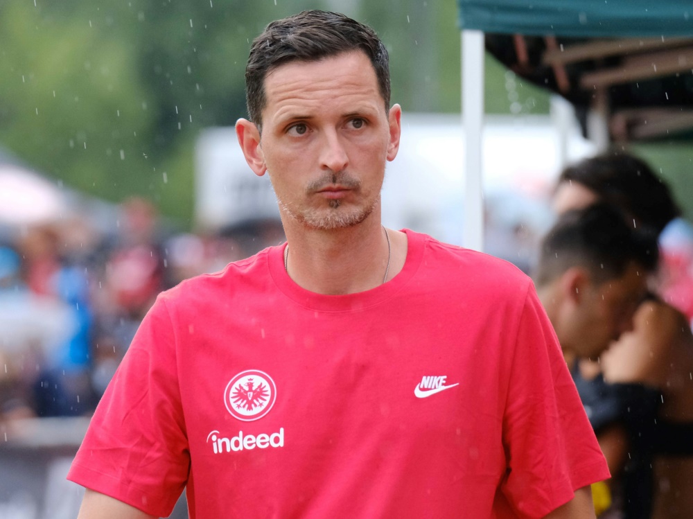 Dino Toppmöller und die Eintracht unterliegen Steinbach (Foto: IMAGO/Florian Wiegand/IMAGO/Florian Wiegand/SID/IMAGO/Florian Wiegand)