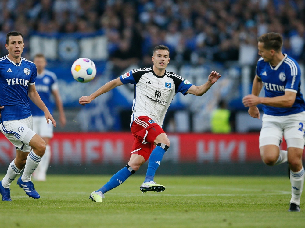 Der HSV besiegte Schalke zum Auftakt der 2. Liga (Foto: FIRO/FIRO/SID)