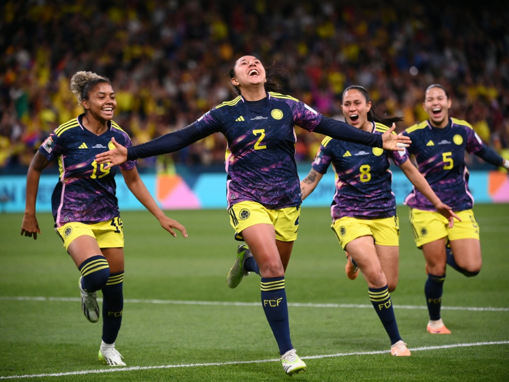 Kolumbien besiegt die DFB-Auswahl (Foto: AFP/SID/FRANCK FIFE)