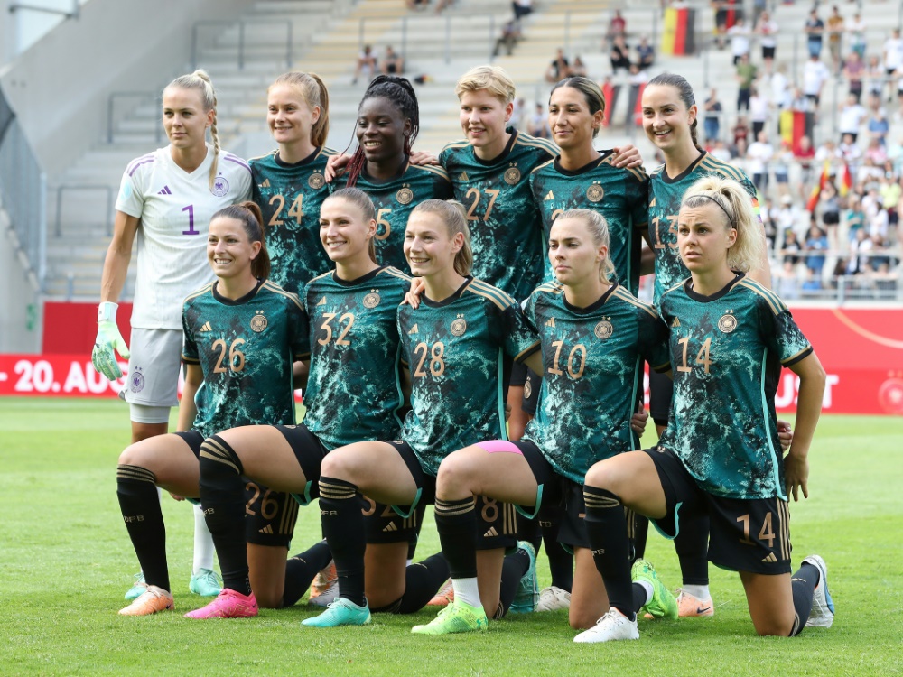 Fußball-Frauen in Bochum gegen Island (Foto: FIRO/FIRO/SID)
