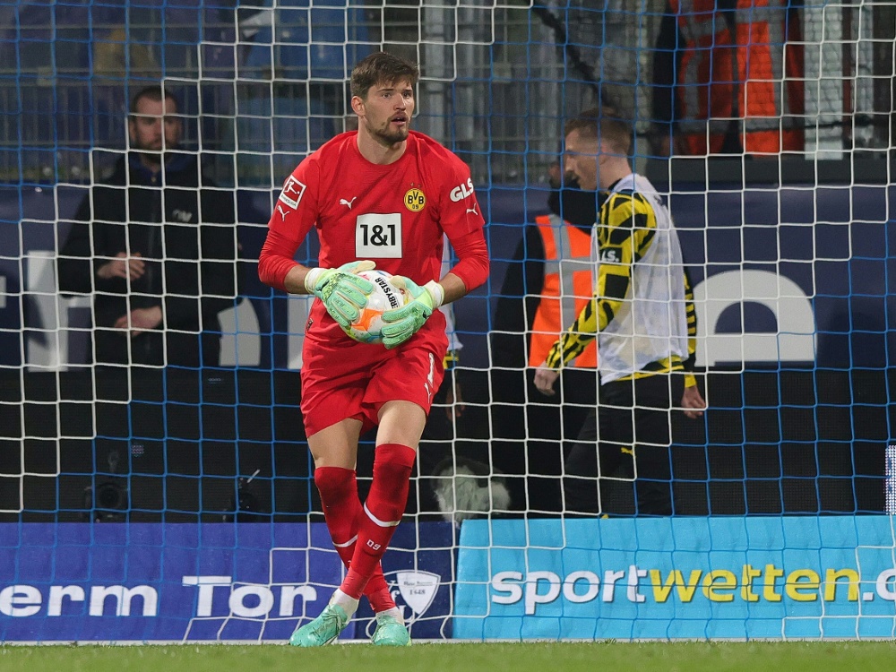 BVB-Torwart Kobel und Meunier verletzt (Foto: FIRO/FIRO/SID)