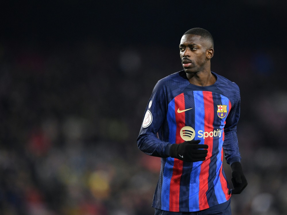 Dembele wechselt vom FC Barcelona zu Paris St. Germain (Foto: AFP/SID/PAU BARRENA)