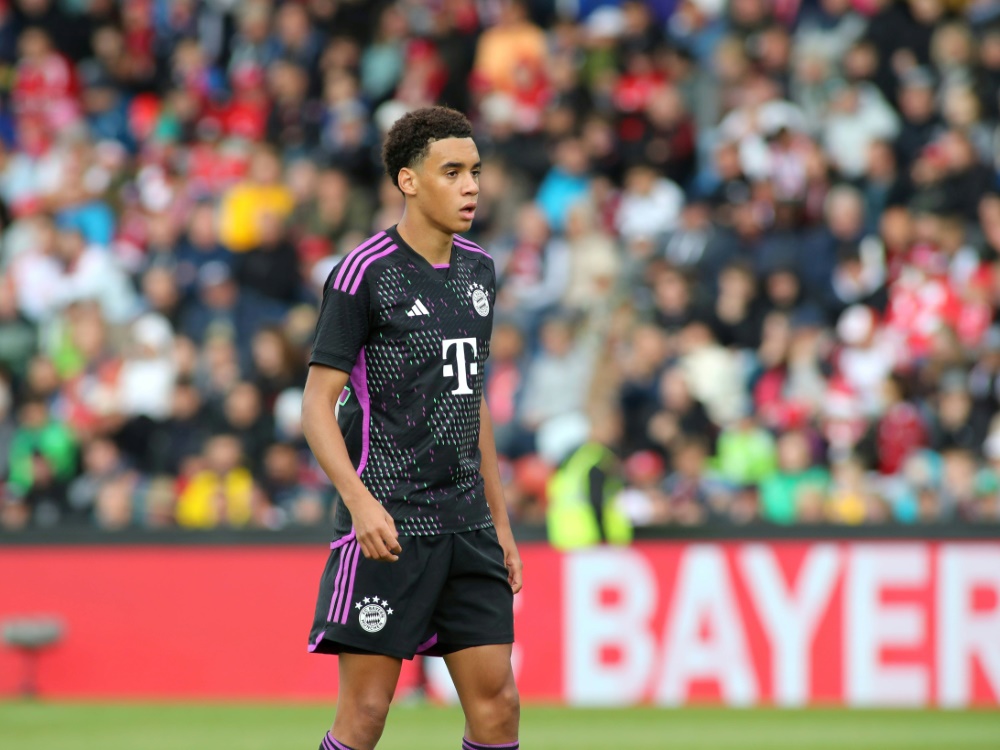 Jamal Musiala sieht Bayern in einer guten Form (Foto: IMAGO/IMAGO/SID/Ulrich Wagner)