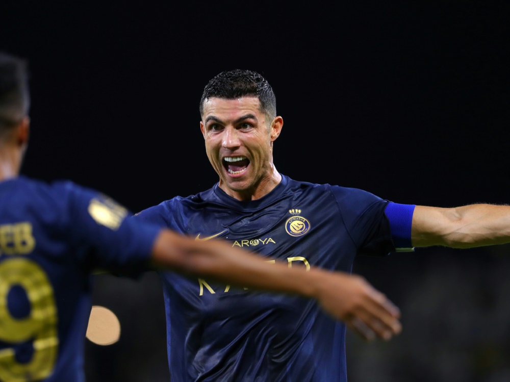 Weiter treffsicher: Cristiano Ronaldo (Foto: AFP/SID/Abdulaziz ALNOMAN)