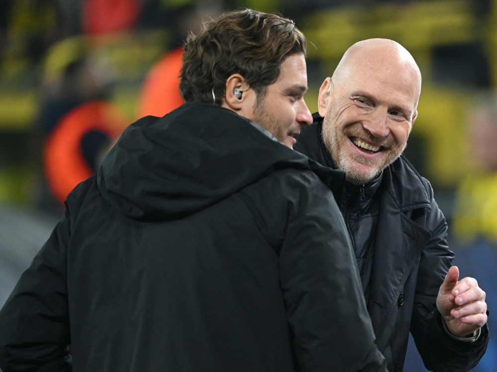 Sammer (r.) kritisiert Entwicklung im deutschen Fußball (Foto: AFP/SID/INA FASSBENDER)