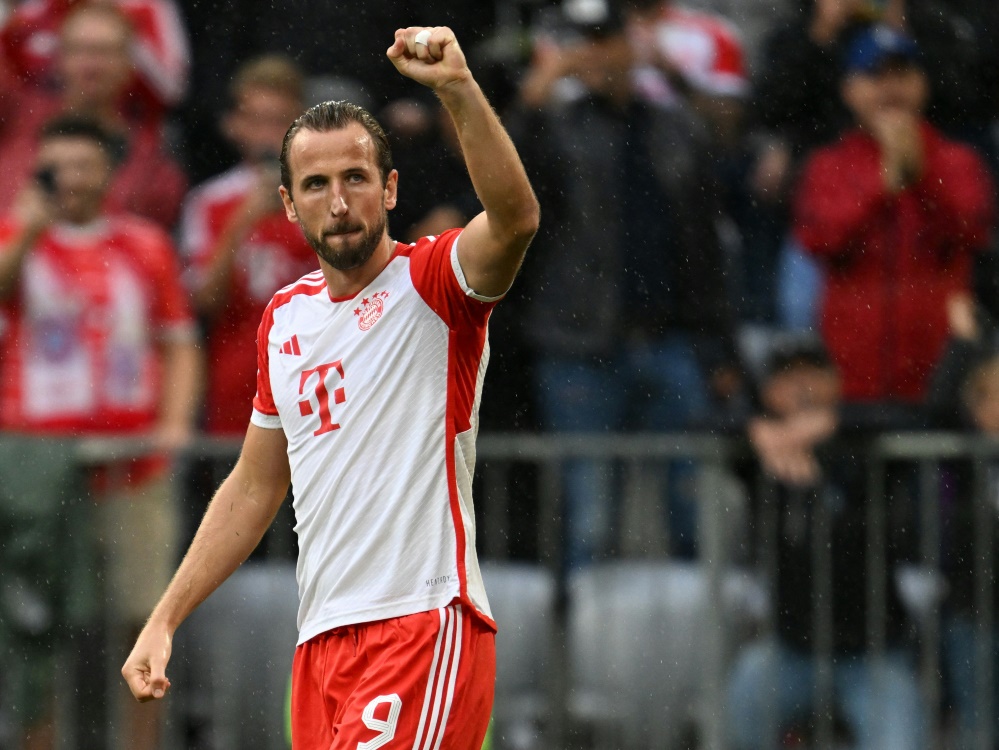 Harry Kane übernimmt beim FC Bayern eine Führungsrolle (Foto: AFP/SID/CHRISTOF STACHE)