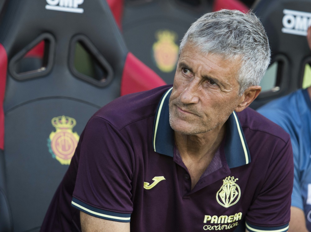 Quique Setien wurde vom FC Villareal entlassen (Foto: AFP/SID/JAIME REINA)