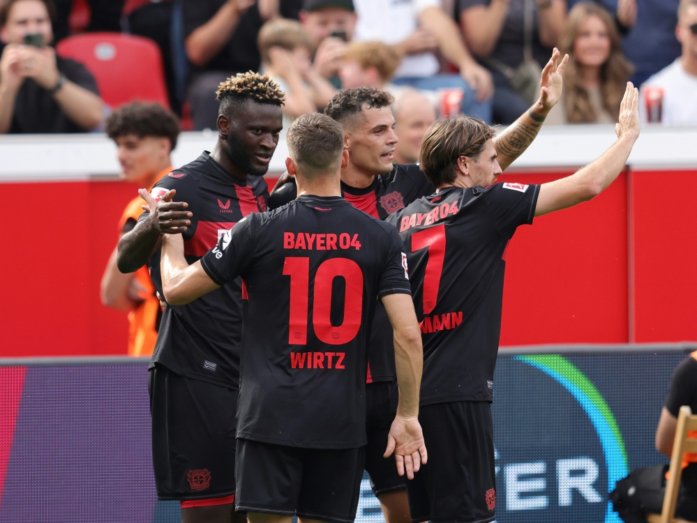 Bayer Leverkusen reist als Tabellenführer nach München (Foto: FIRO/FIRO/SID)