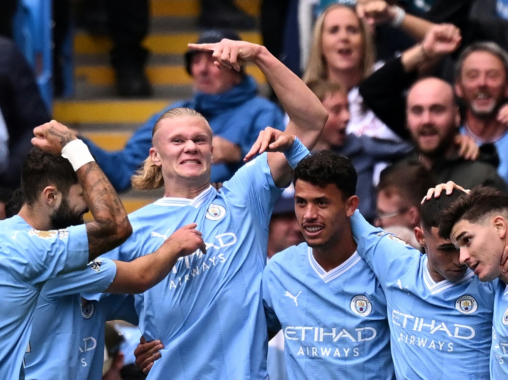 Manchester City gewinnt auch gegen Nottingham Forest (Foto: AFP/SID/OLI SCARFF)