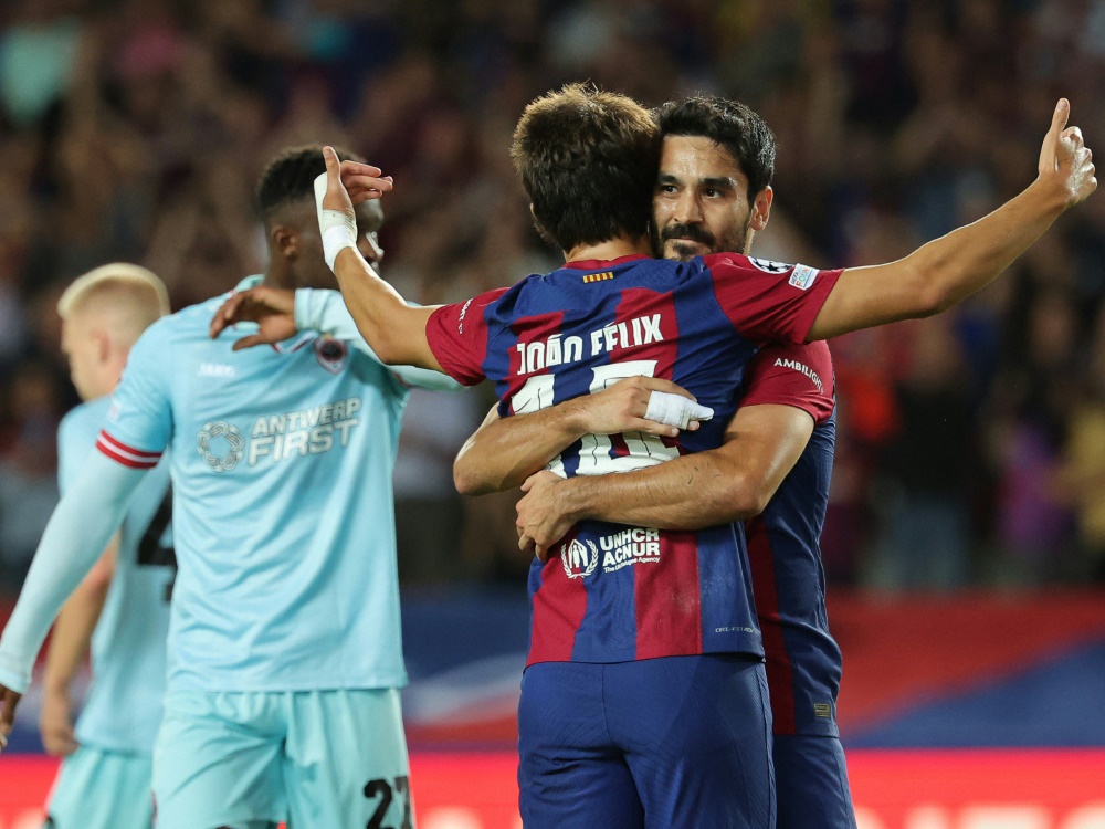 Deutliches 5:0 für Gündogan und den FC Barcelona (Foto: AFP/SID/LLUIS GENE)