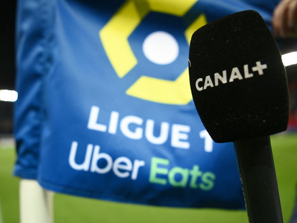 Canal+ zieht sich aus Ligue-1-Rechtepoker zurück (Foto: AFP/SID/FRANCK FIFE)
