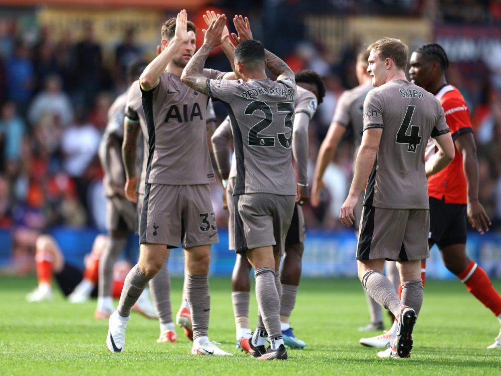 Sieg gegen Luton: Tottenham ist Tabellenführer (Foto: IMAGO/PA Images/IMAGO/PA Images/SID/IMAGO/Bradley Collyer)