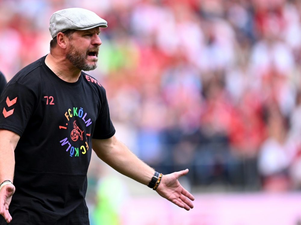 Baumgart will gegen Leverkusen überraschen (Foto: AFP/SID/INA FASSBENDER)