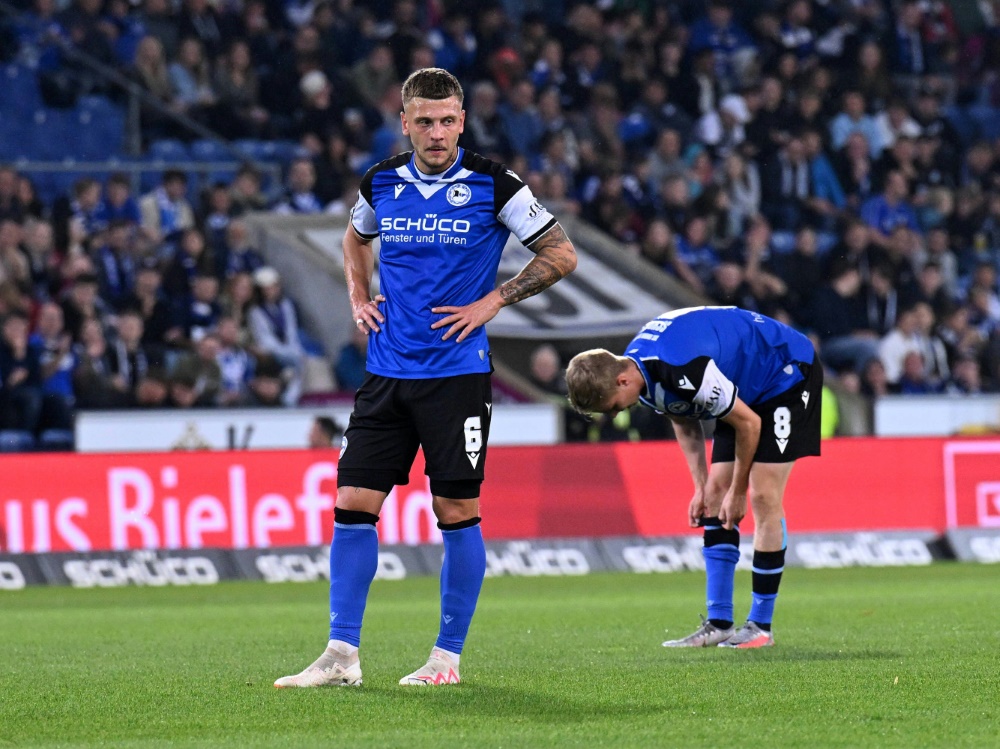 Gegen Verl verlor Bielefeld das sechste Saisonspiel (Foto: IMAGO/osnapix / Titgemeyer/IMAGO/osnapix / Titgemeyer/SID/IMAGO/osnapix / Titgemeyer)