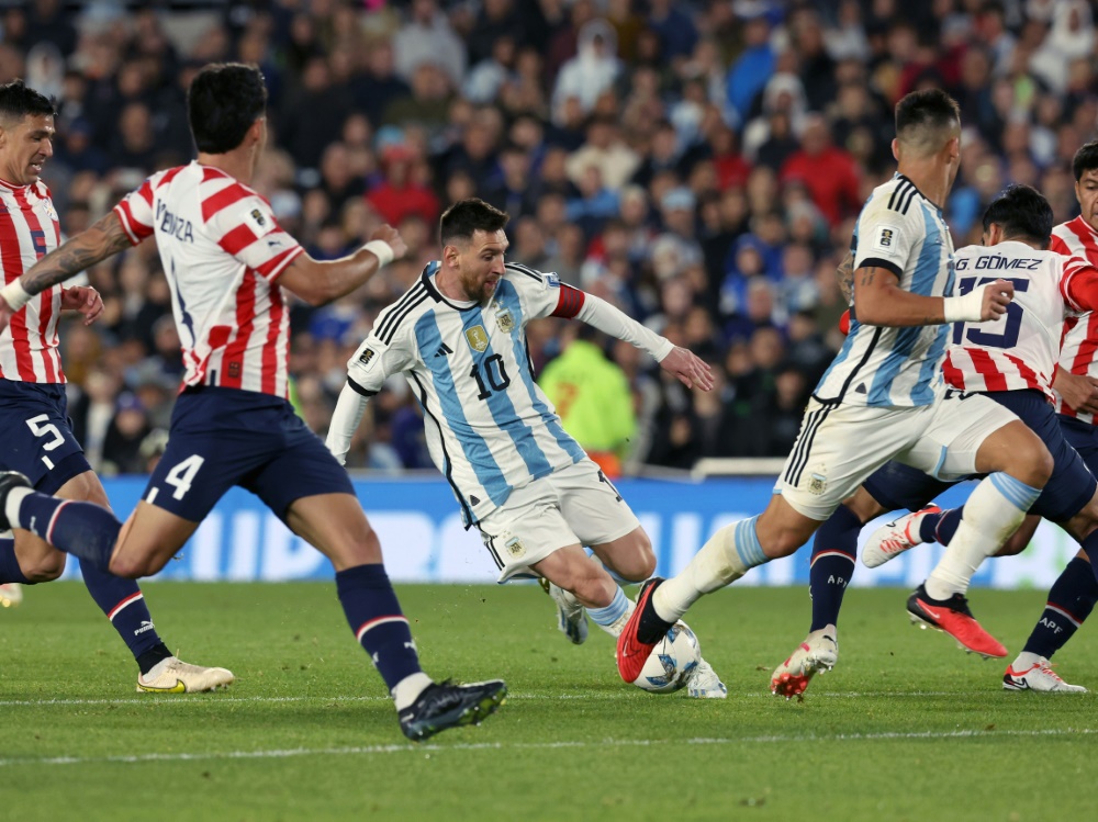 War im zweiten Abschnitt auch dabei: Lionel Messi (Foto: AFP/SID/Alejandro PAGNI)