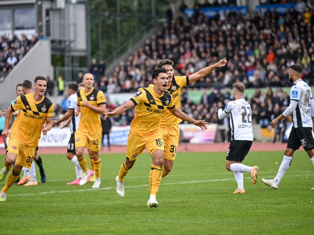 Dynamo Dresden siegt im Spitzenspiel beim SSV Ulm (Foto: IMAGO/H. Langer/IMAGO/H. Langer/SID/IMAGO/H. Langer)