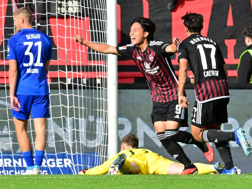 Nürnberg gewinnt gegen Hertha (Foto: IMAGO/Zink/IMAGO/Zink/SID/IMAGO/Sportfoto Zink / Wolfgang Zink)