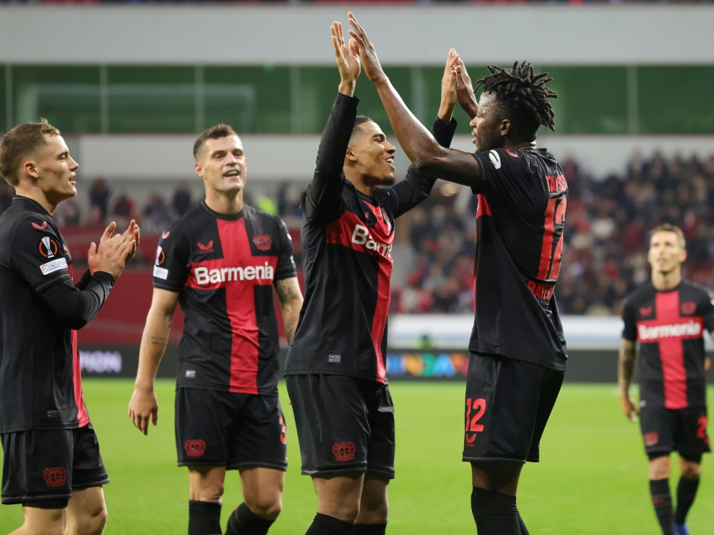 Bayer Leverkusen will die Top-Form beibehalten (Foto: FIRO/FIRO/SID)