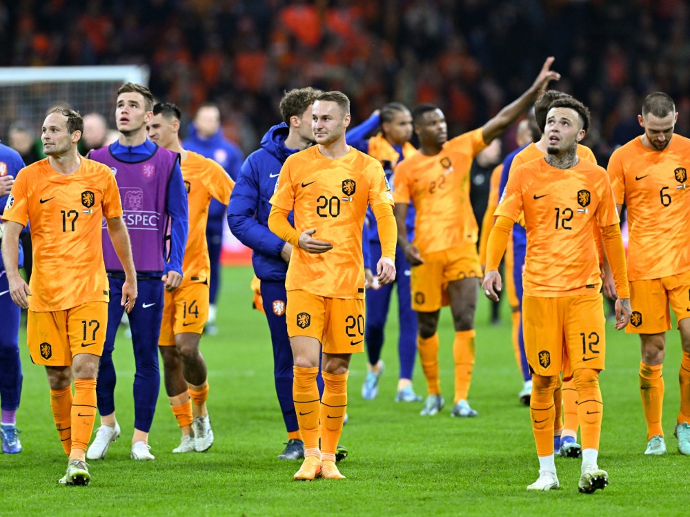 Die Niederländer haben sich für die EM qualifiziert (Foto: AFP/SID/JOHN THYS)