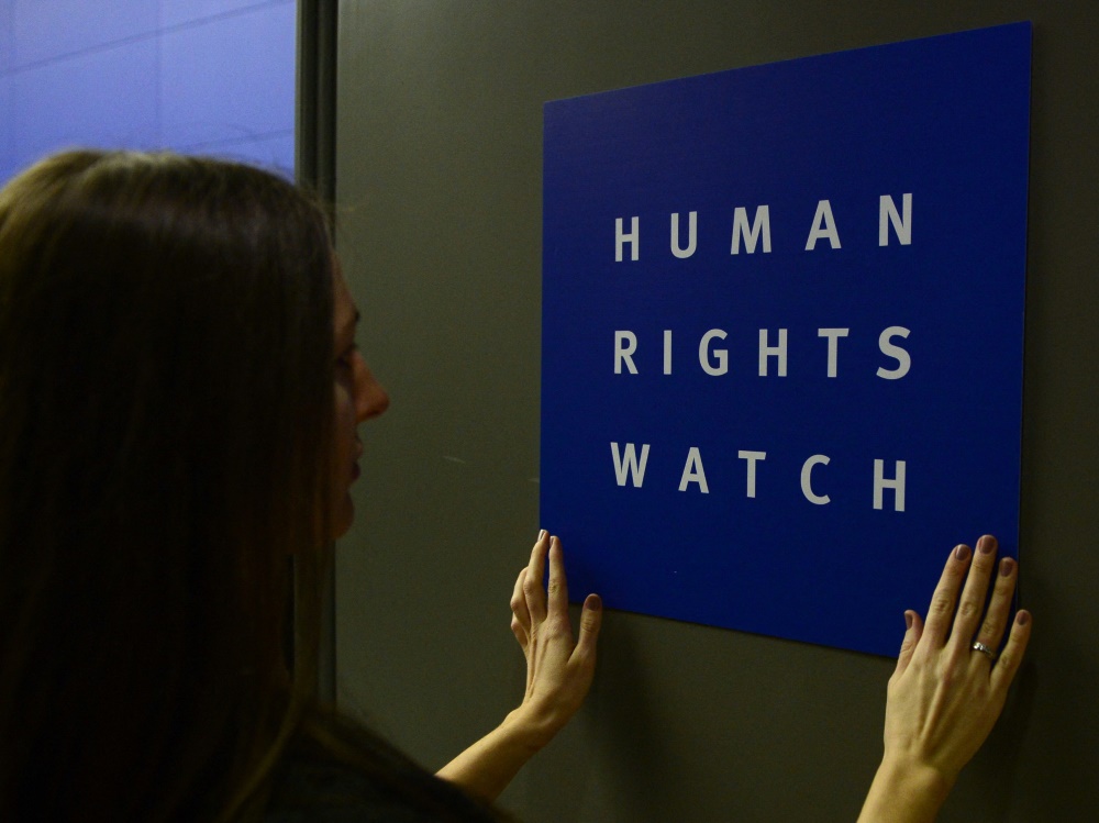 Human Rights Watch meldet sich zu Wort (Foto: AFP/SID/JOHN MACDOUGALL)