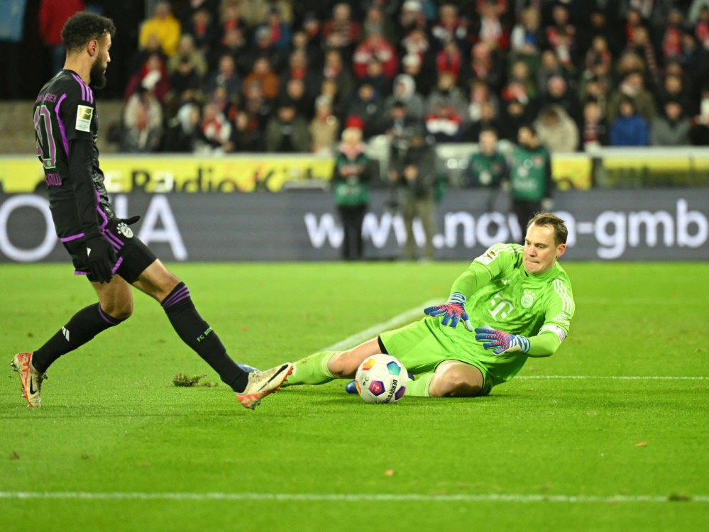 Manuel Neuer hielt sein Tor gegen Köln sauber (Foto: AFP/SID/INA FASSBENDER)