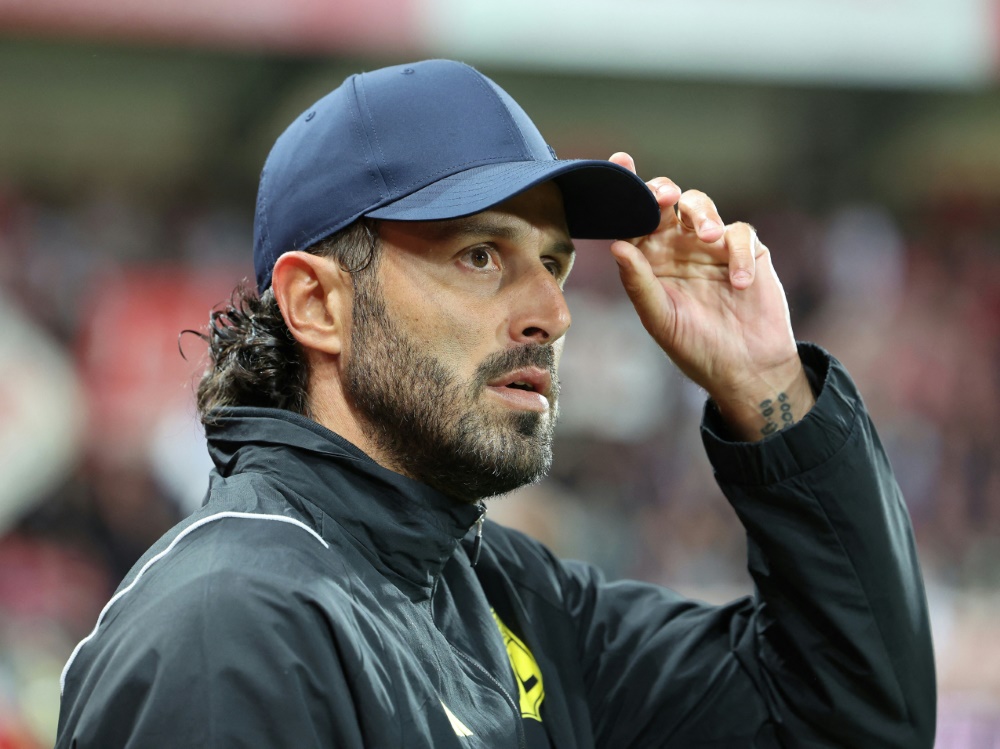 Fabio Grosso nicht mehr Trainer in Lyon (Foto: AFP/SID/FRED TANNEAU)