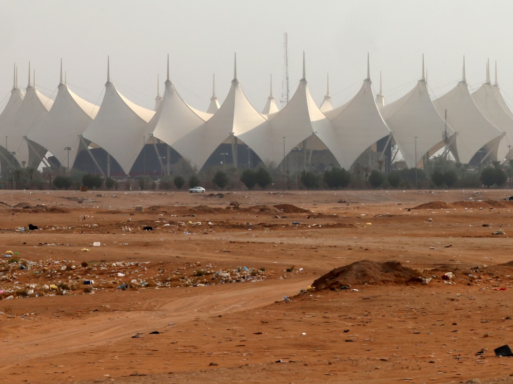 Das King Fahd International Stadium in Riad (Foto: AFP/SID/FAYEZ NURELDINE)