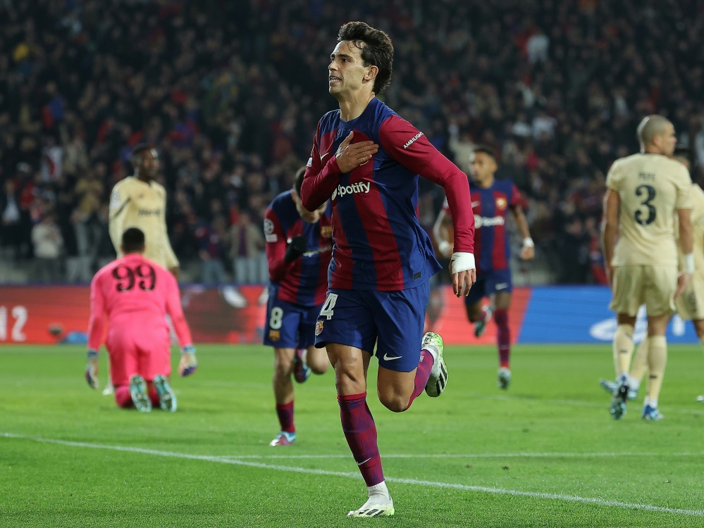 Joao Felix schießt Barcelona in die nächste Runde (Foto: AFP/SID/LLUIS GENE)