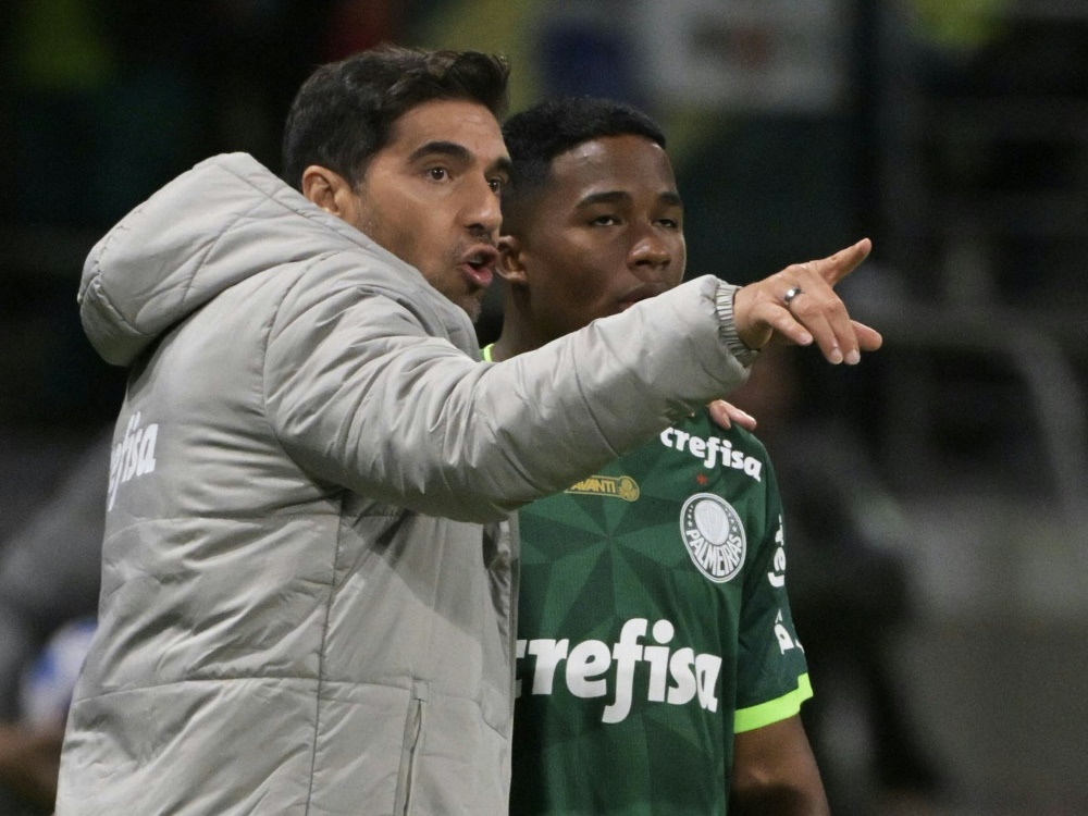 Fast durch: Abel Ferreira und Palmeiras (Foto: AFP/SID/NELSON ALMEIDA)