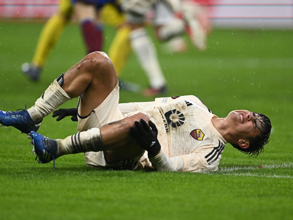 Dybala mit Oberschenkelverletzung (Foto: AFP/SID/FABRICE COFFRINI)